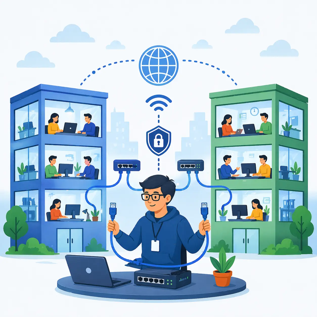 الربط الشبكي والاتصالات الموحدة